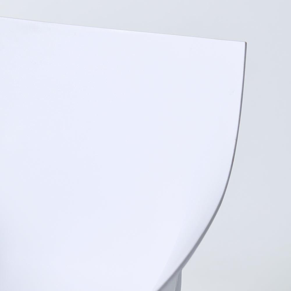ガーデンチェア ホワイト グレー デザインチェア PVC素材 アウトドア