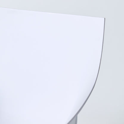 ガーデンチェア ホワイト グレー デザインチェア PVC素材 アウトドア